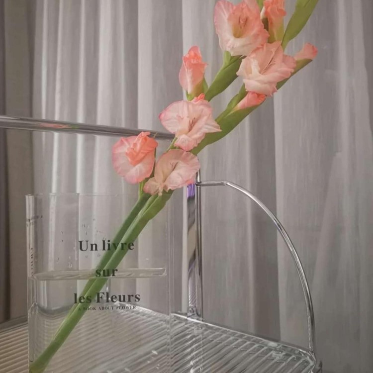 Book Vase, Tulip Vase, Clear Book Vase, Acrylic Book Vases, Clear Book Flower Vase