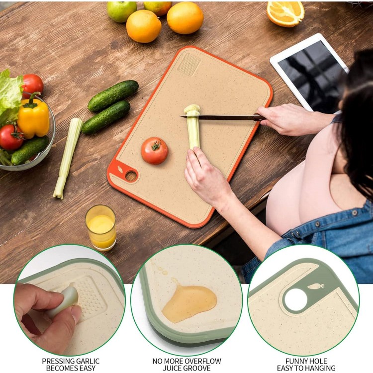 3 Chopping Boards, Thick Kitchen Chopping Board
