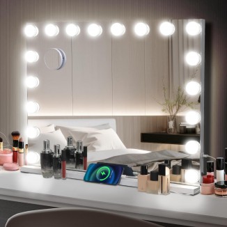 Make-up Mirror with Lighting, 18 Dimmable LED Light, Hollywood Mirror
