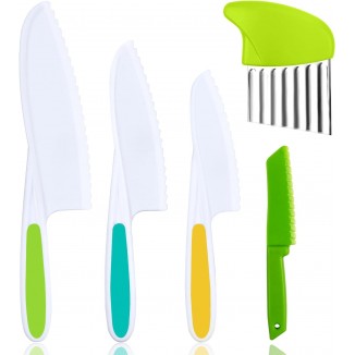 Children's Knife, 5 Piece Children's Kitchen Knife Set