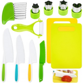 Children's Knife Set, 12 Pieces, Children's Kitchen Knife