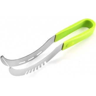 Watermelon Cutter, Melon Cutter and Serving Tongs