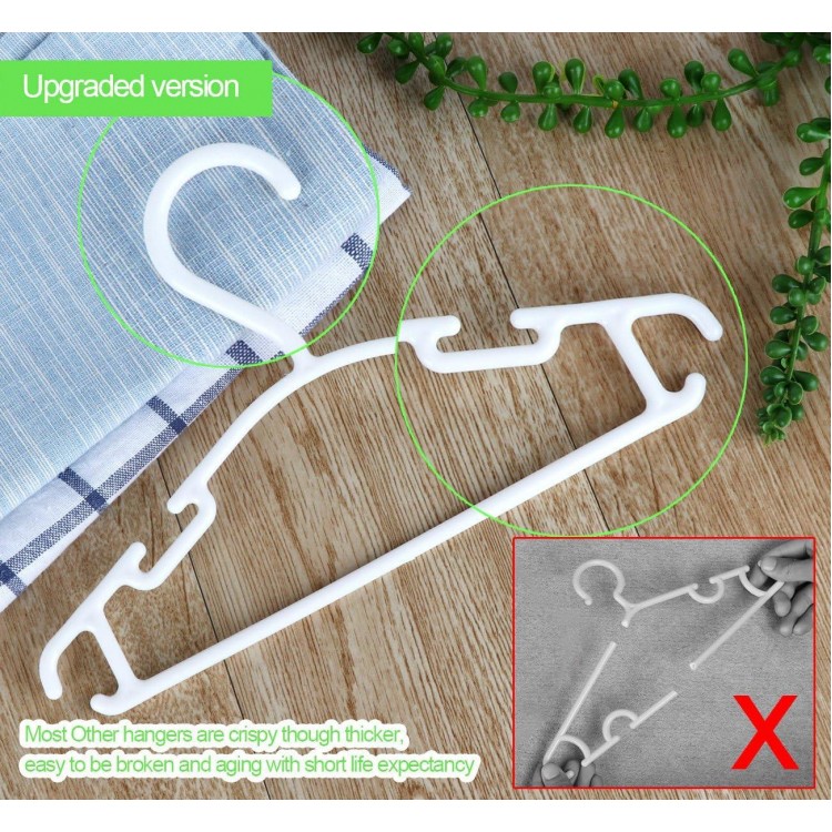 36-Piece Baby Clothes Hangers, Children's Clothes Hangers, Plastic Clothes Racks