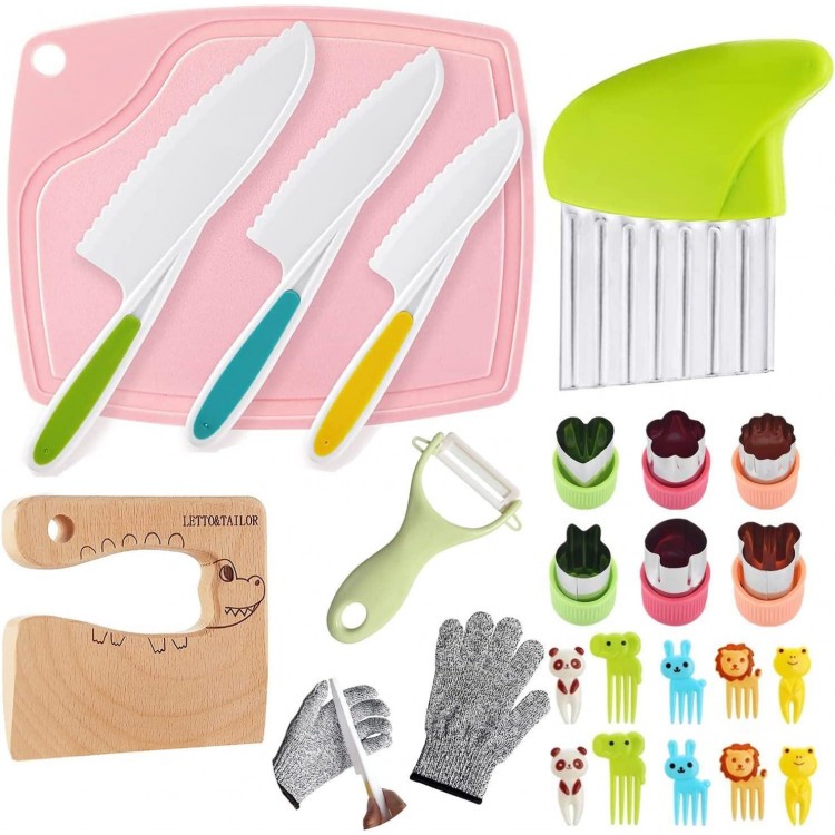 Children's Knife 24-Piece Children's Safety Chef's Knife