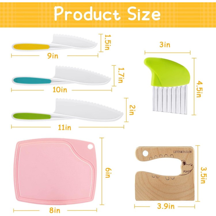 Children's Knife 24-Piece Children's Safety Chef's Knife