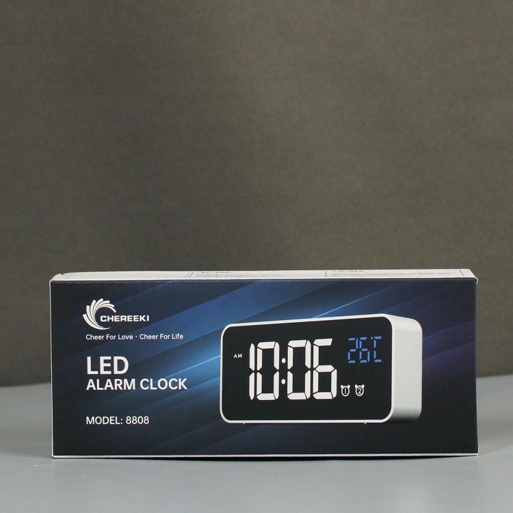 Digital Alarm Clock ,LED Digital Clock with Temperature Display