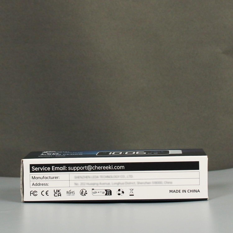Digital Alarm Clock ,LED Digital Clock with Temperature Display