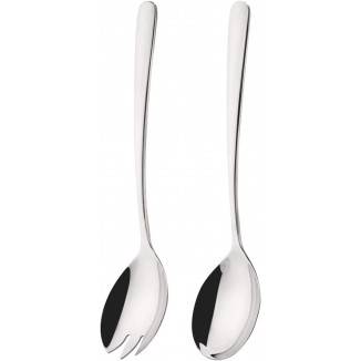 20 cm individual salad servers made of 304 stainless steel, salad spoons