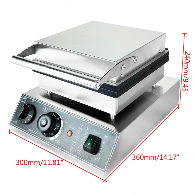 Commercial Nonstick Electric Wheat Stalk Waffle Maker Machine