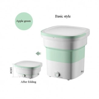 New Mini Folding Washing Machine Fruits Electric Rotary Button Househo