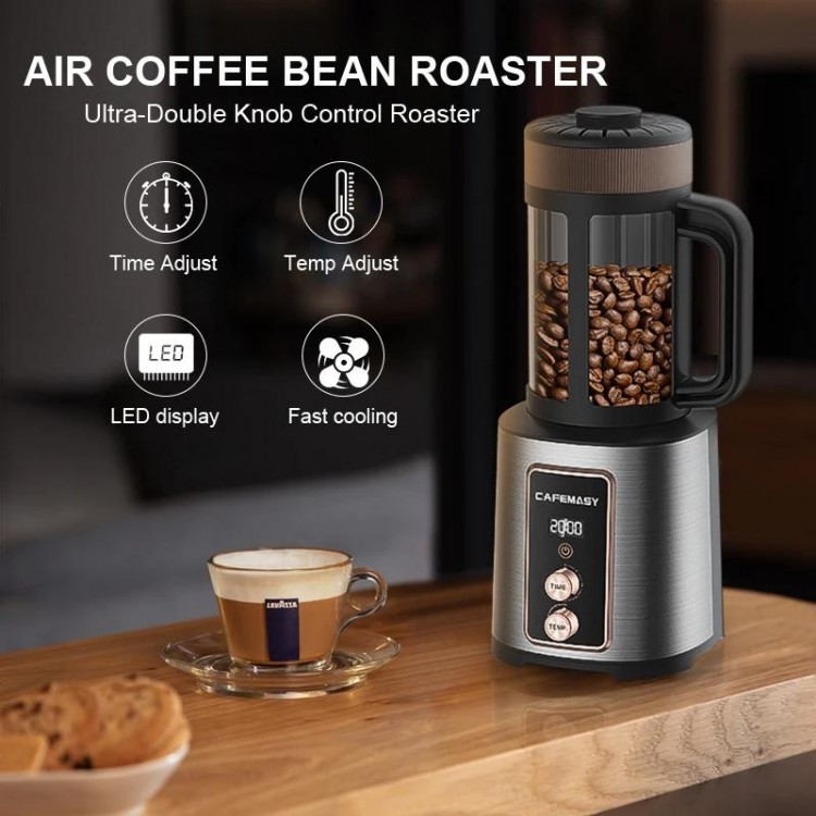 CAFEMASY 220V Electric Coffee Roaster Mini Household Air Coffee Bean R