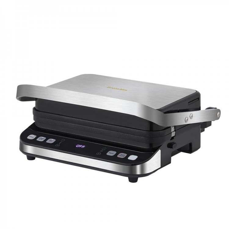 BioloMix 2000W Electric Contact Grill Digital Griddle and Panini Press