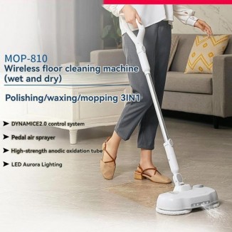 Wireless Electric Mop Wet Dry Dual Use Wireless Mop Cleaner Sweeper Li