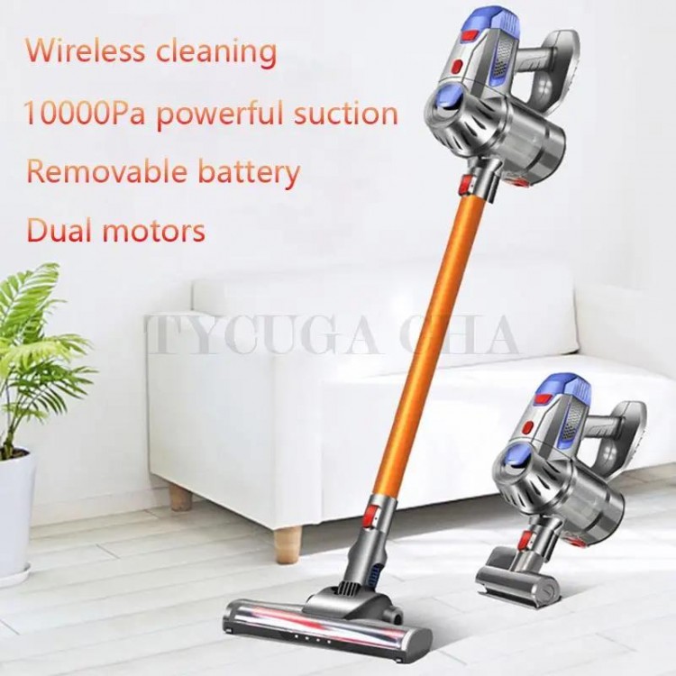 Wireless Handheld Vacuum Cleaner 150W Powerful 10kPa Dual Motor LED El