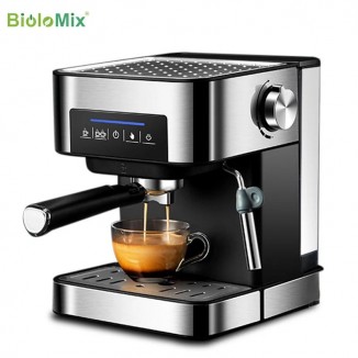 BioloMix 20 Bar Italian Type Espresso Coffee Maker Machine with Milk F