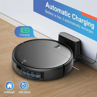 ZCWA BR151 Robot Vacuum Cleaner Auto Charging 6000Pa Power App Control