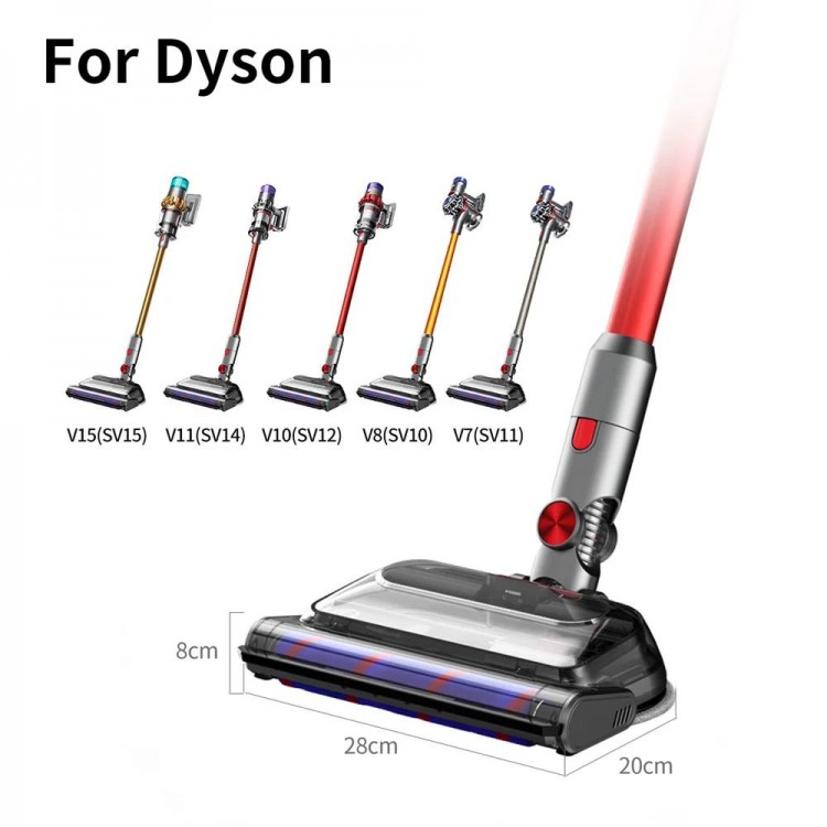 For Dyson Vacuum Cleaner Electric Cleaning Mop Head Accessories V7  V8