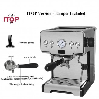 ITOP 15 Bar Italian Semi-Automatic Coffee Maker Cappuccino Milk Bubble