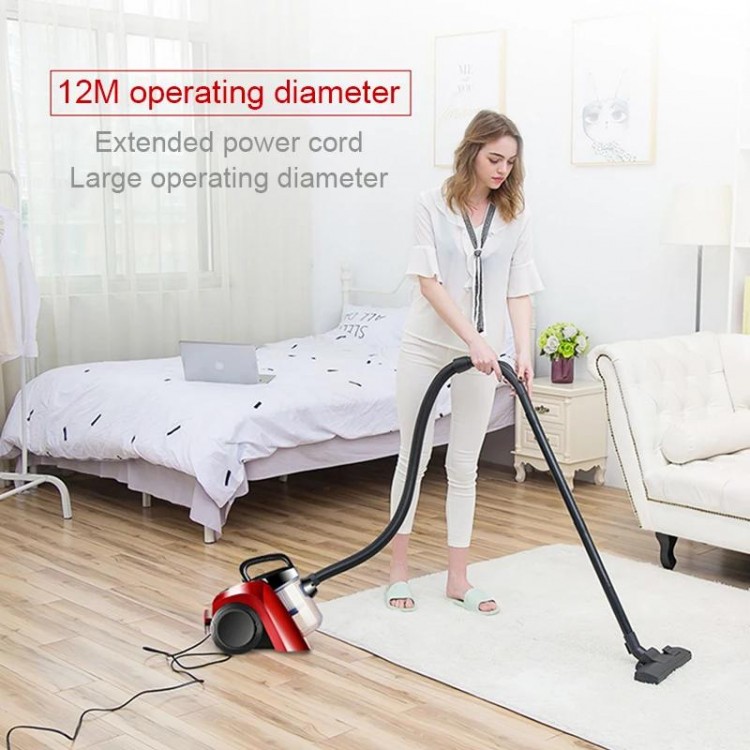 JIQI Rod Drag Vacuum Cleaner Handheld Electric Suction Sweeper Machine