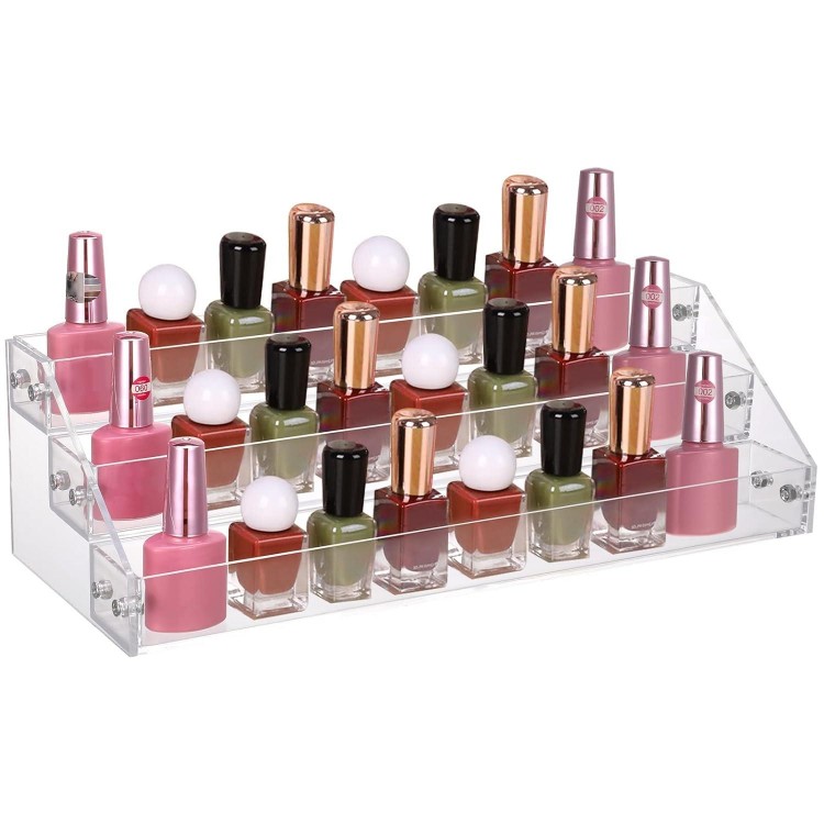 3-Tier Nail Polish Organiser Shelf Nail Polish Storage Acrylic