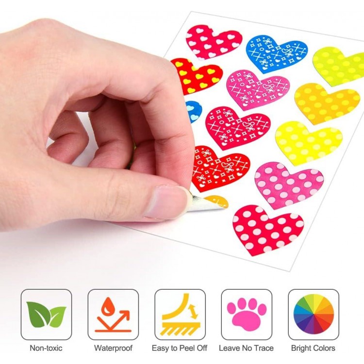 3D Stickers for Children, 27 Different Stickers