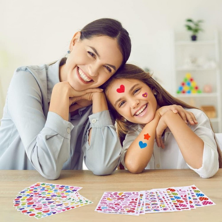 3D Stickers for Children, 27 Different Stickers