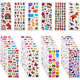 3D Stickers for Kids & Toddlers, 920+ Swollen Stickers