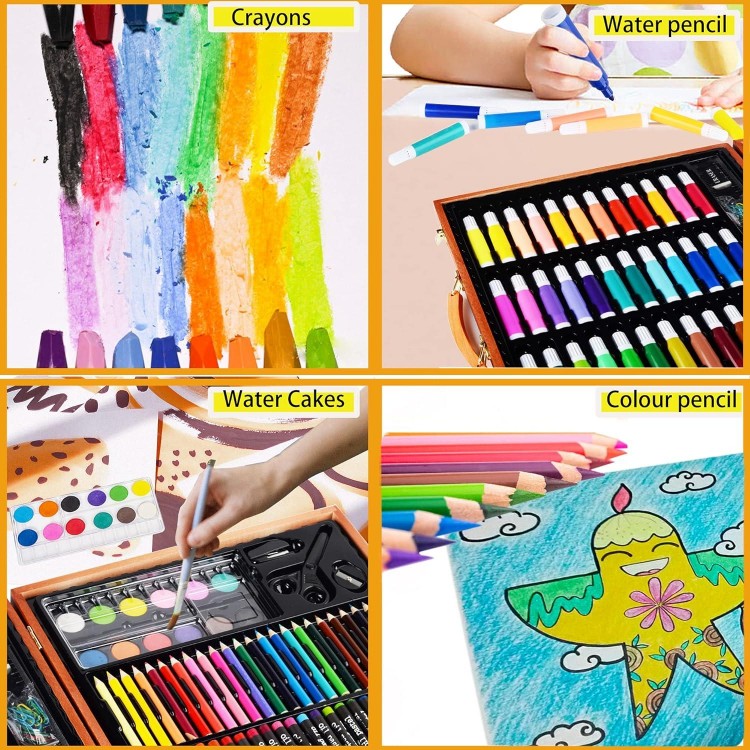 Children's Painting Set of 150 Colouring Cases for Children