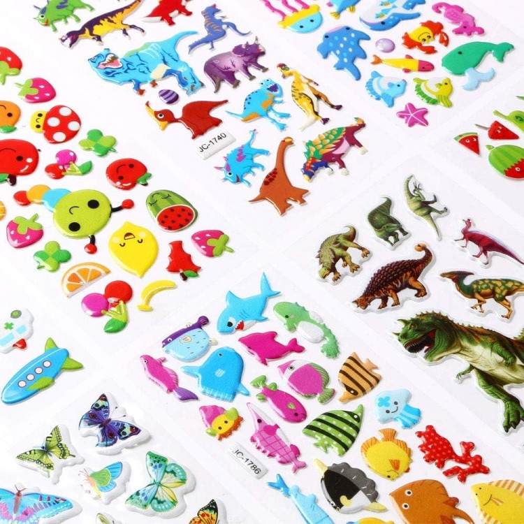 3D Stickers for Kids 3D Stickers 1000+ Swollen Stickers for