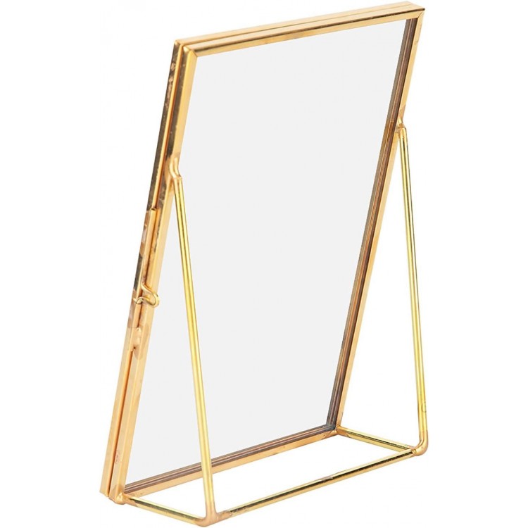 6 x 8 Picture Frames Gold 20 cm x 20 cm Clear Glass Picture Frame Gold Brass