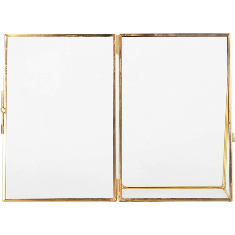 6 x 8 Picture Frames Gold 20 cm x 20 cm Clear Glass Picture Frame Gold Brass