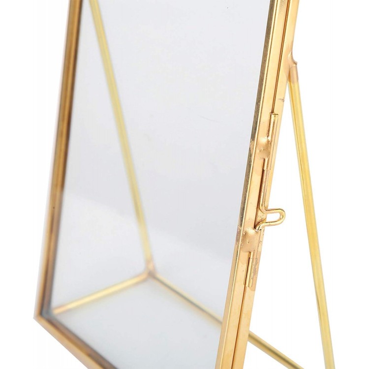 6 x 8 Picture Frames Gold 20 cm x 20 cm Clear Glass Picture Frame Gold Brass