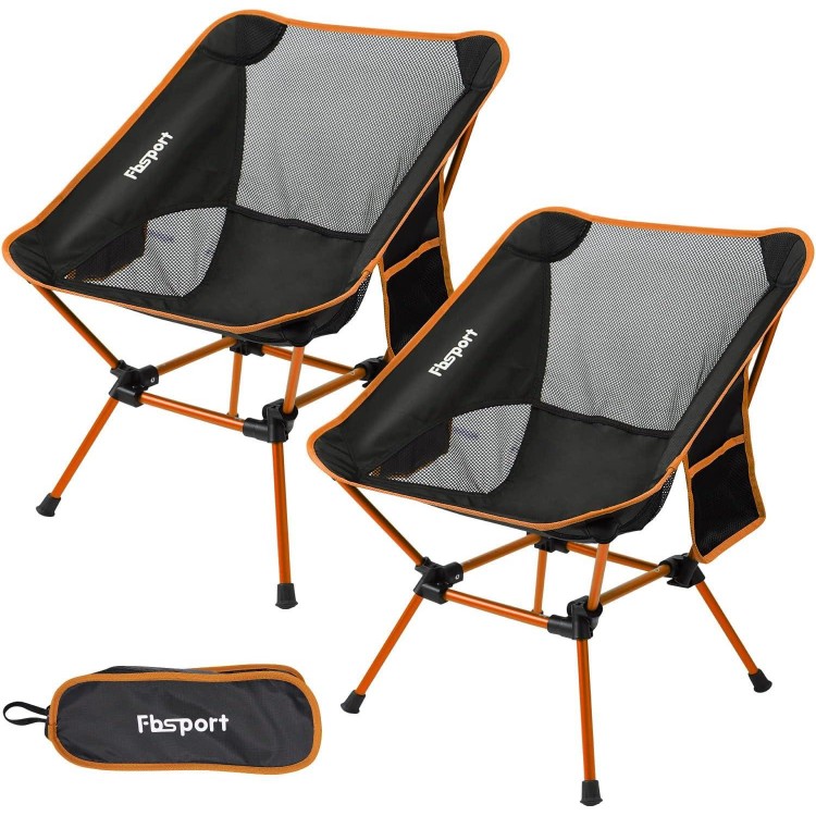 Camping Chairs Set of 2 Foldable Ultralight Lightweight Camping Chair