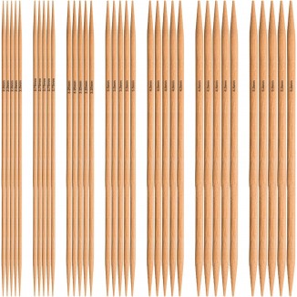 35 Knitting Needles for Socks, Knitting Needle Bamboo Set