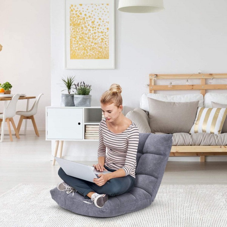 Floor Chair, Floor Sofa with Backrest, Floor Chair with Sleep Function
