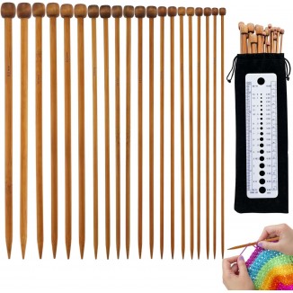Single-Pointed Knitting Needles Bamboo