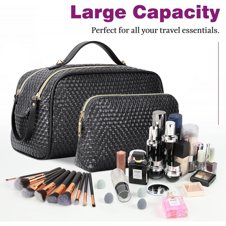 Cosmetic Bag Large Toiletry Bag Women's for Travel Make Up Bag