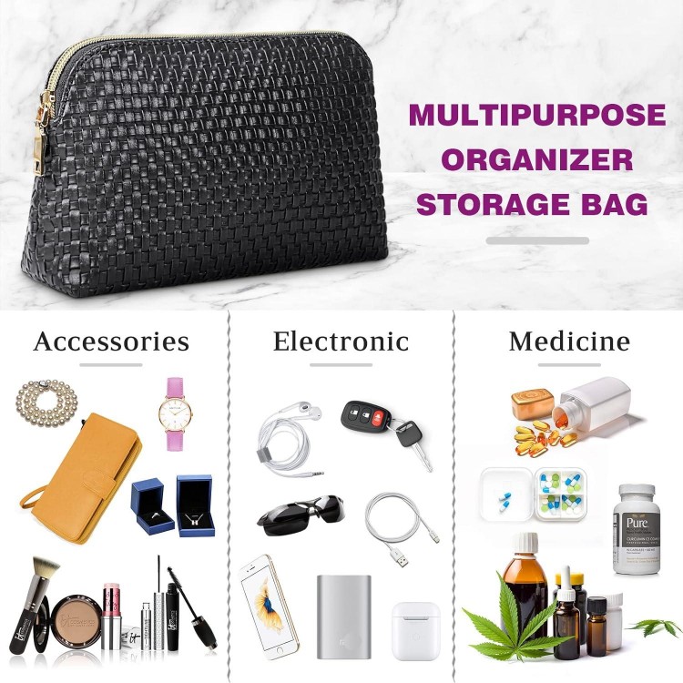 Cosmetic Bag Large Toiletry Bag Women's for Travel Make Up Bag