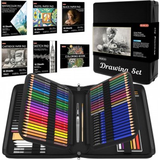 Drawing Set, 124 Piece Painting Set, Artist Set,for Children, Adults
