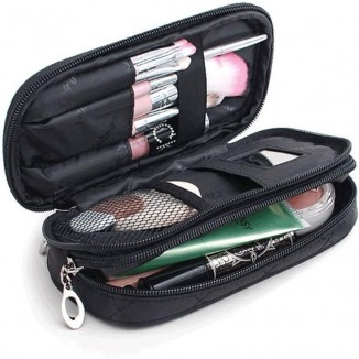 Makeup Bag for Women with Mirror Beauty Makeup Brush Bags