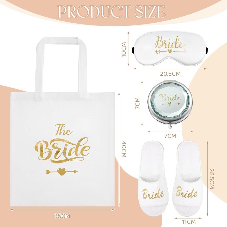 Pack of 6 Bridal Gift Bridal Shower Gifts for Wedding Proposal Spa Party