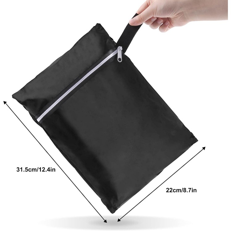 SIBOTER Funda Barbacoa Exterior Impermeable, 210D Oxford con Cordón y