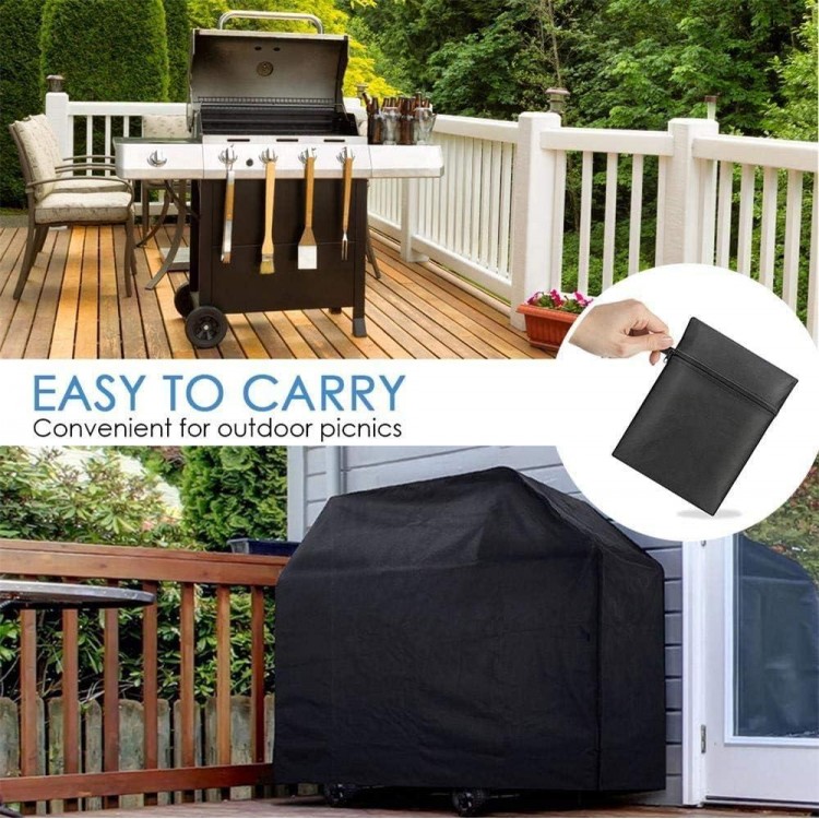 Funda para barbacoa, impermeable, resistente, grande, tela Oxford, res