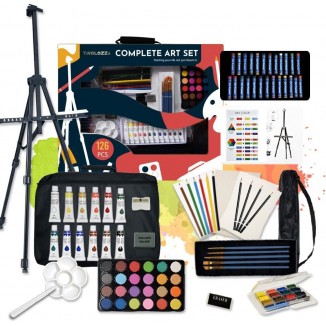 Tavolozza 126pcs Deluxe Artist Painting Set con Herramientas de Dibujo