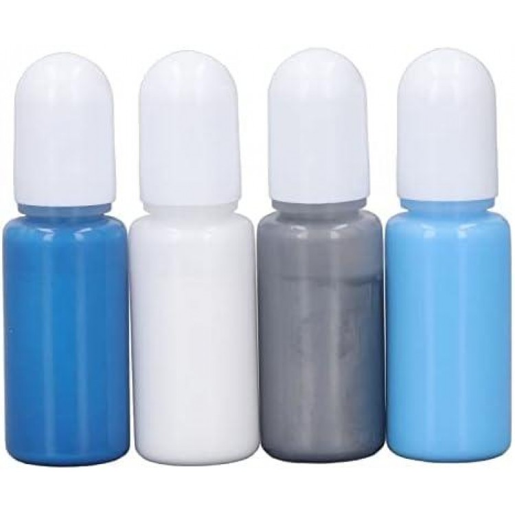 4 Uds. de Pigmento de Resina Epoxi, Colorante de Resina UV Concentrado