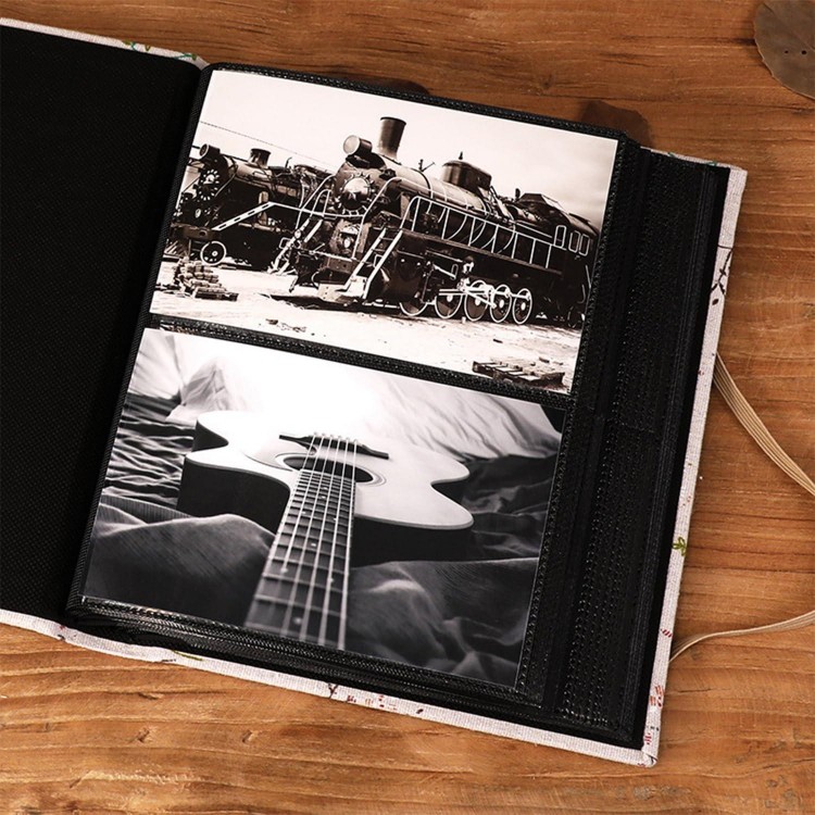 Álbum de Fotos, 200 Fotos, Cubierta de Lino Album Fotos, Album Fotos T