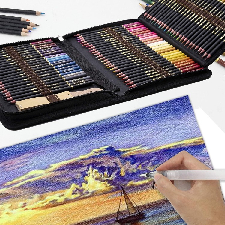 Lapices Colores Profesional, 96pcs de Dibujo Artístico para Boceto, Ca