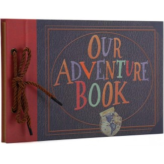 AIOR Álbum de Fotos, Adventure Book Album Scrapbook, Vintage DIY Álbum