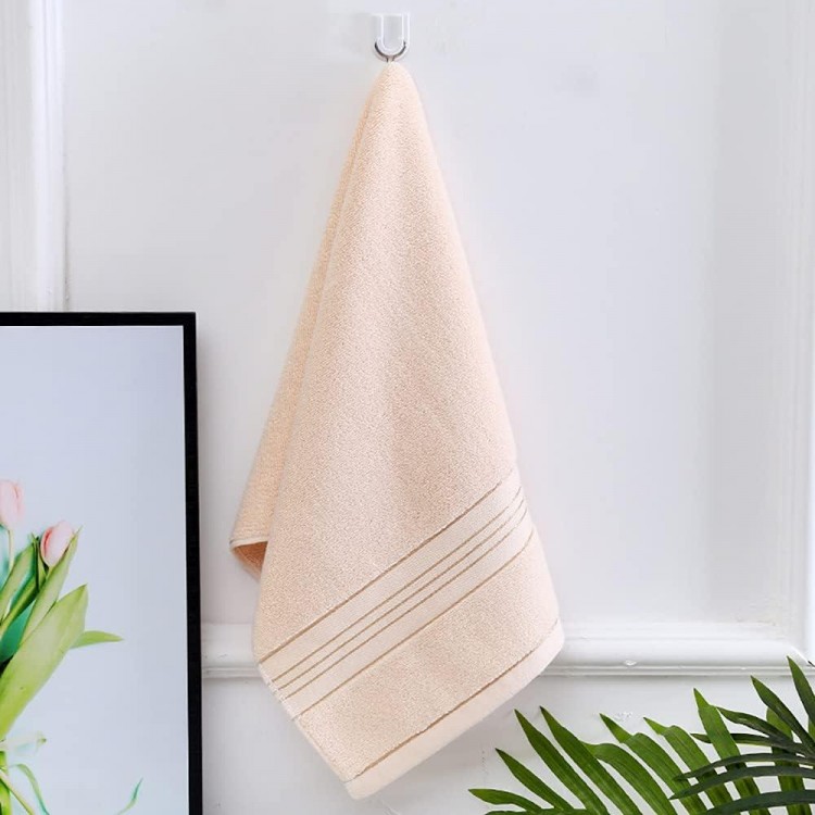 Proumhang Serviettes en Coton,Lot Serviette de Bain(3 pièces),Serviett