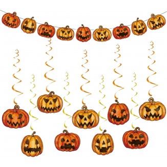 JINXIAN Halloween Decoration Banners Trick Tourbillon Suspendues pour